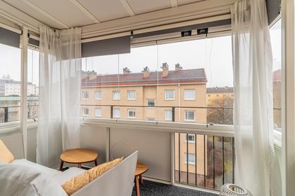 Balkong eller utsiktsbild