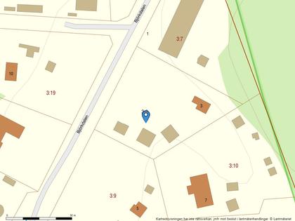 Illustrerad karta över fastigheten eller området