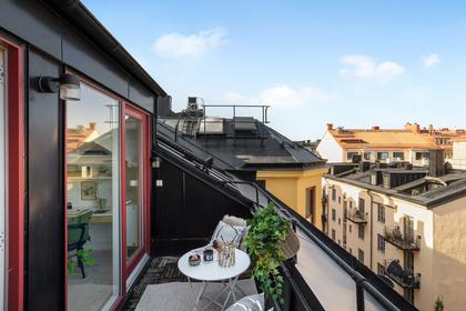 Balkong eller utsiktsbild