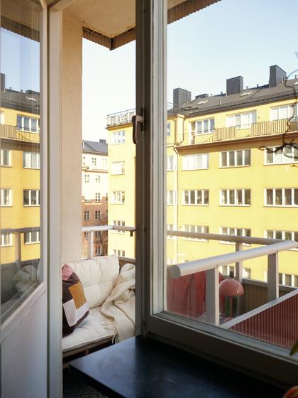 Balkong eller utsiktsbild