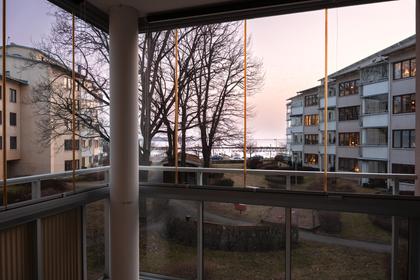 Balkong eller utsiktsbild