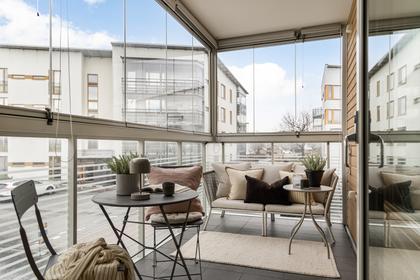 Balkong eller utsiktsbild