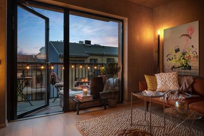 Balkong eller utsiktsbild