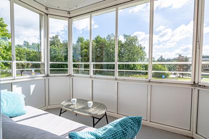 Balkong eller utsiktsbild