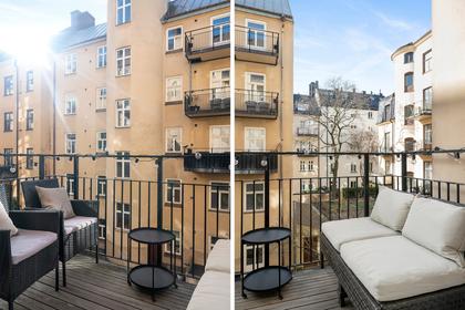 Balkong eller utsiktsbild