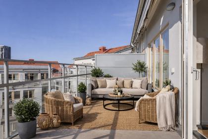 Balkong eller utsiktsbild