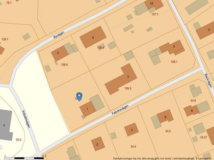 Illustrerad karta över fastigheten eller området