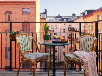 Balkong eller utsiktsbild