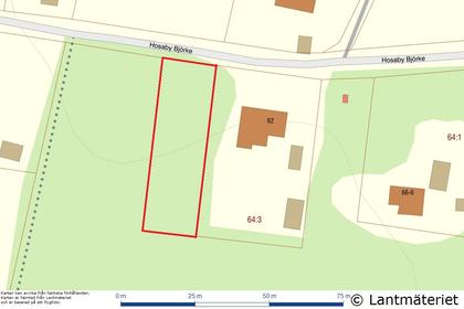 Illustrerad karta över fastigheten eller området