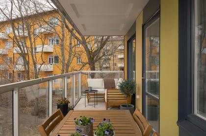 Balkong eller utsiktsbild