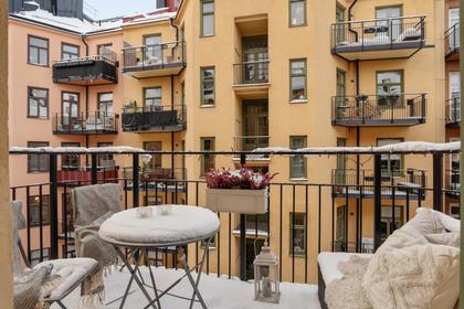 Balkong eller utsiktsbild