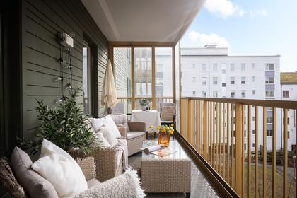 Balkong eller utsiktsbild