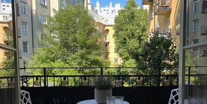 Balkong eller utsiktsbild