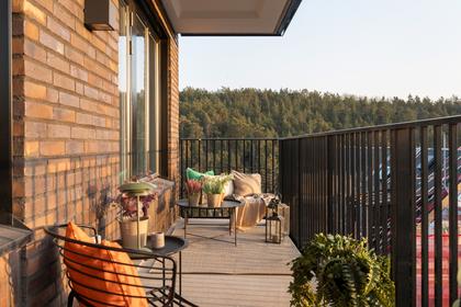 Balkong eller utsiktsbild