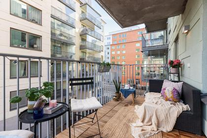 Balkong eller utsiktsbild