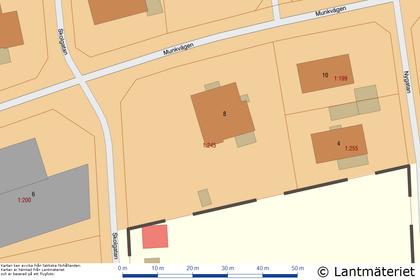 Illustrerad karta över fastigheten eller området