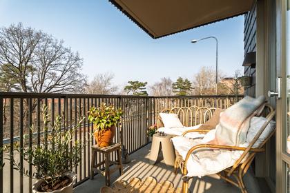 Balkong eller utsiktsbild