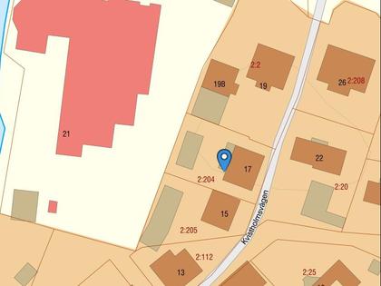 Illustrerad karta över fastigheten eller området