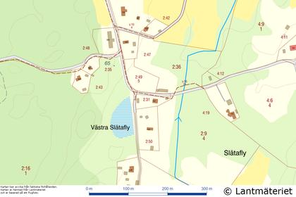 Illustrerad karta över fastigheten eller området
