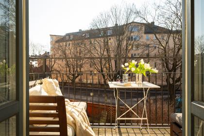 Balkong eller utsiktsbild