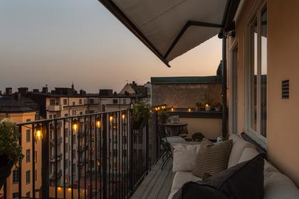 Balkong eller utsiktsbild