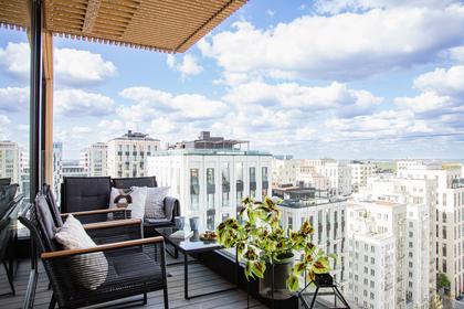 Balkong eller utsiktsbild