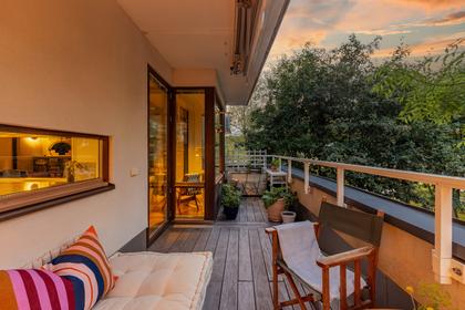 Balkong eller utsiktsbild