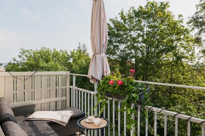 Balkong eller utsiktsbild