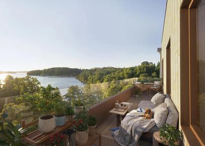 Balkong eller utsiktsbild