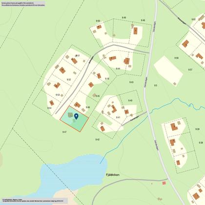 Illustrerad karta över fastigheten eller området
