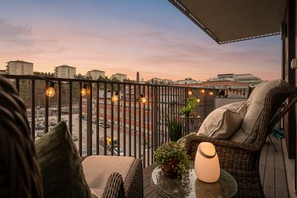 Balkong eller utsiktsbild