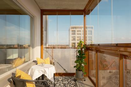 Balkong eller utsiktsbild