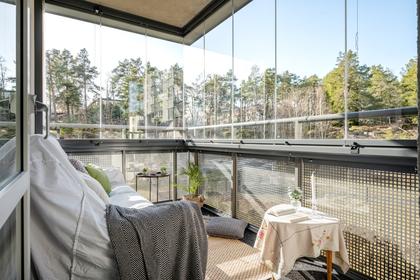 Balkong eller utsiktsbild