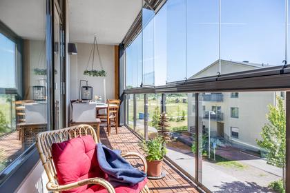 Balkong eller utsiktsbild