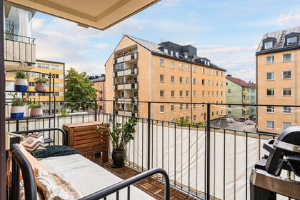 Balkong eller utsiktsbild