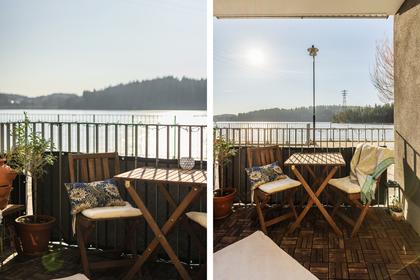 Balkong eller utsiktsbild