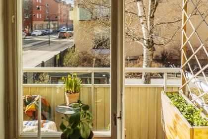 Balkong eller utsiktsbild