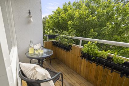 Balkong eller utsiktsbild