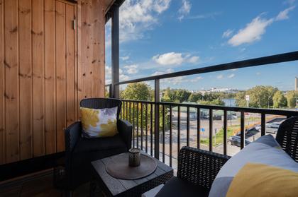 Balkong eller utsiktsbild