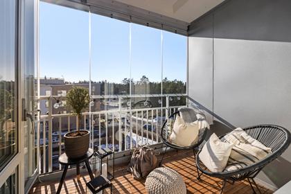 Balkong eller utsiktsbild