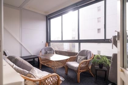 Balkong eller utsiktsbild