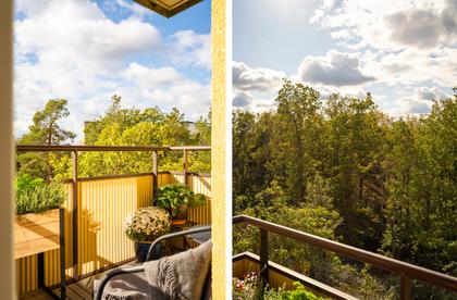 Balkong eller utsiktsbild