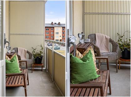 Balkong eller utsiktsbild