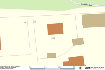 Illustrerad karta över fastigheten eller området