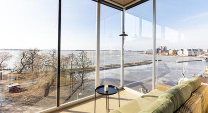 Balkong eller utsiktsbild