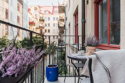 Balkong eller utsiktsbild