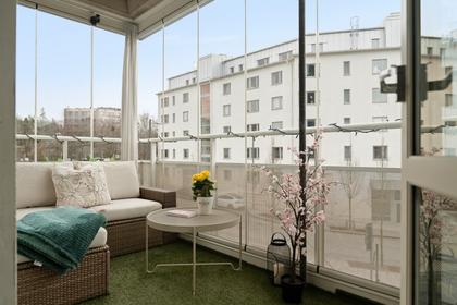 Balkong eller utsiktsbild