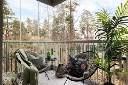 Balkong eller utsiktsbild