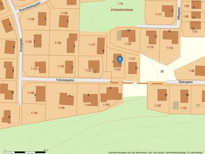 Illustrerad karta över fastigheten eller området