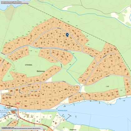 Illustrerad karta över fastigheten eller området